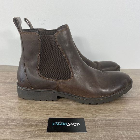 born julian dark chelsea boot